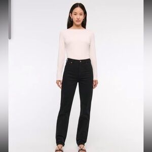 Abercrombie & Fitch Black High Rise Women Jeans new